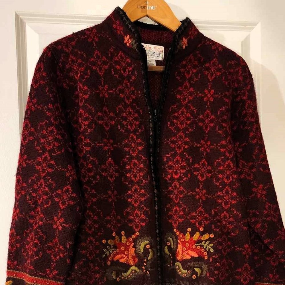 Tally Ho Womens wool sweater jacket - PL